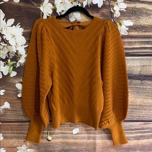 HAPPY X NATURE Women’s Balloon-sleeve Sweater